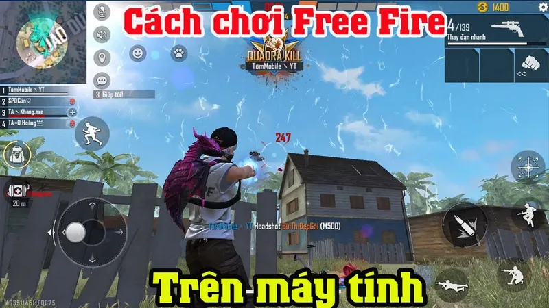 cách chơi Free Fire trên PC